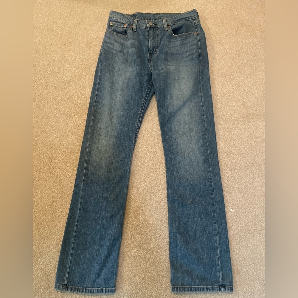 Levi's Blue Straight Leg Jeans Classic Style